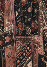Nola Folklore Patchwork Print Minikleid