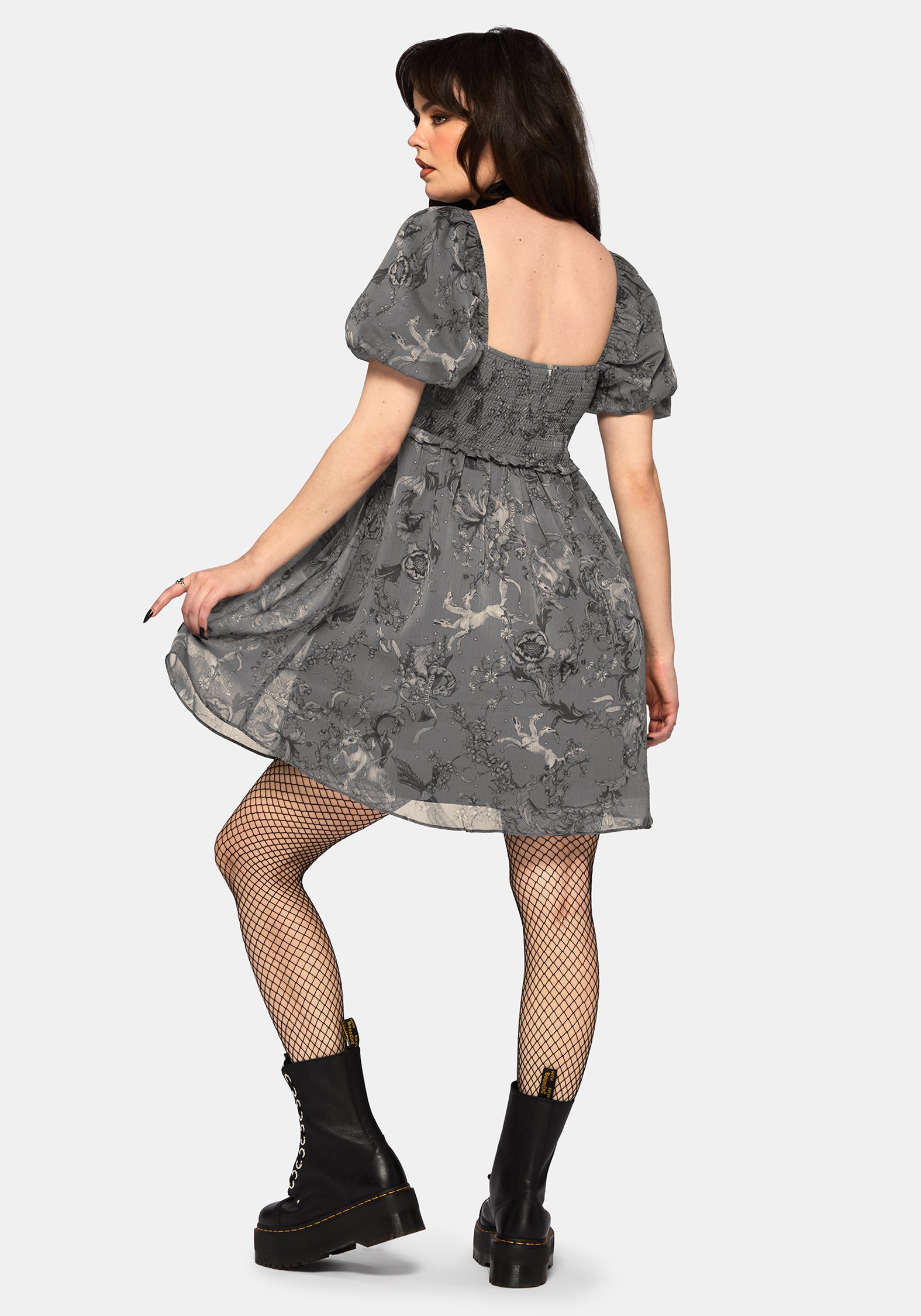 Merunicorn Enchanted Wald Mini Kleid