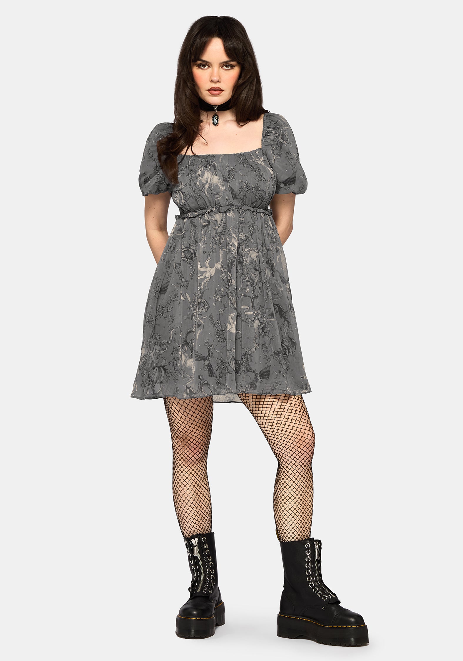 Merunicorn Enchanted Wald Mini Kleid