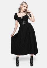 Fenella Keyhole Midi Kleid