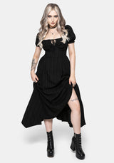 Fenella Keyhole Midi Kleid