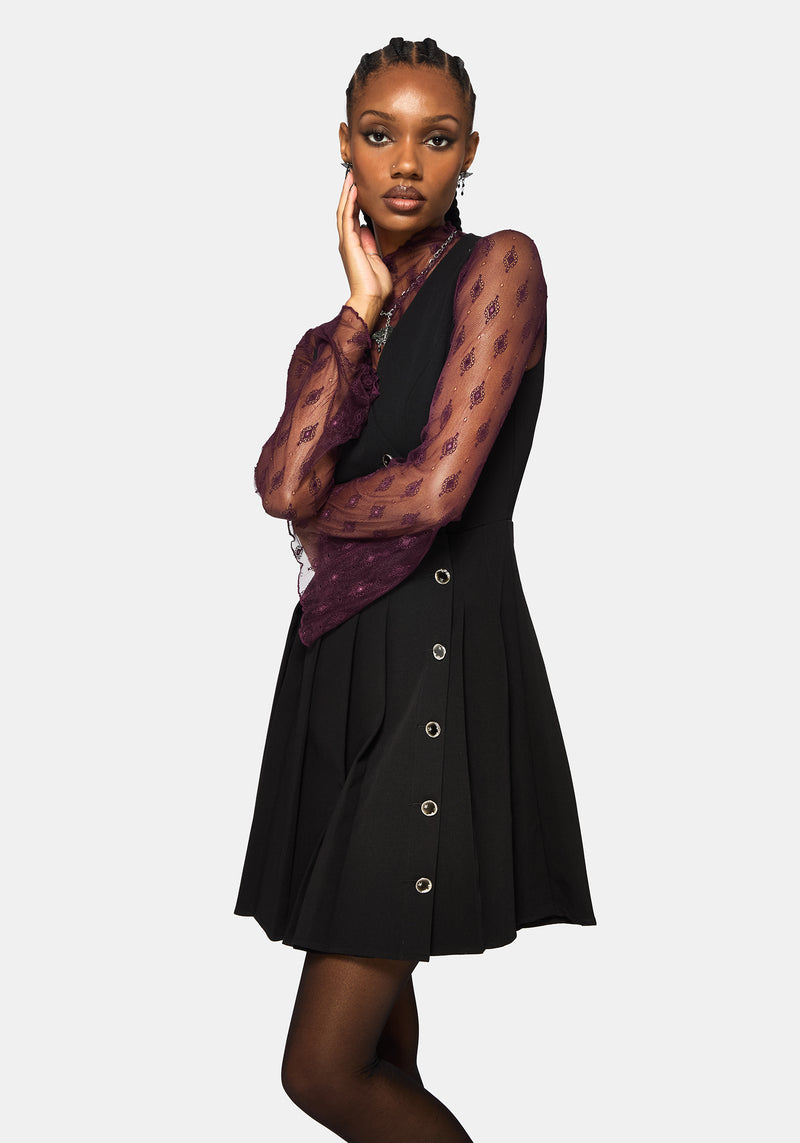 Moonage Asymmetric Sleeveless Mini Dress