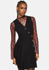 Moonage Asymmetric Sleeveless Mini Dress