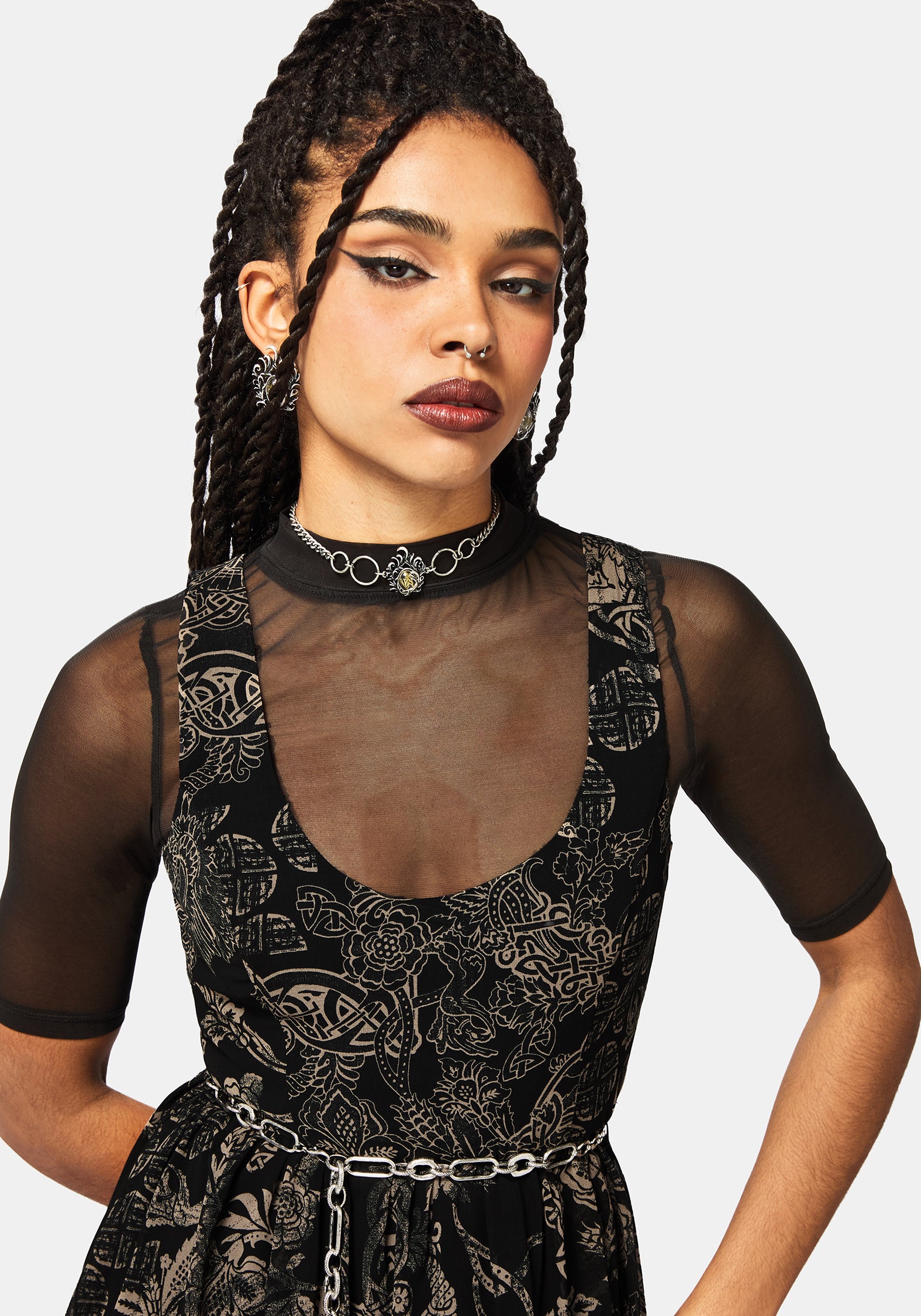 Surge Celtic Druck Cami Midaxi Kleid