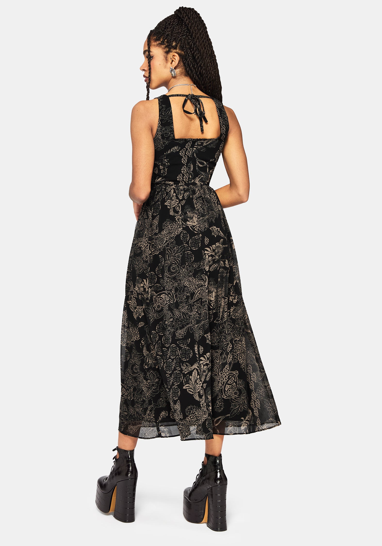 Surge Celtic Druck Cami Midaxi Kleid