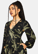 Cimora Dandelion Print Mini Dress