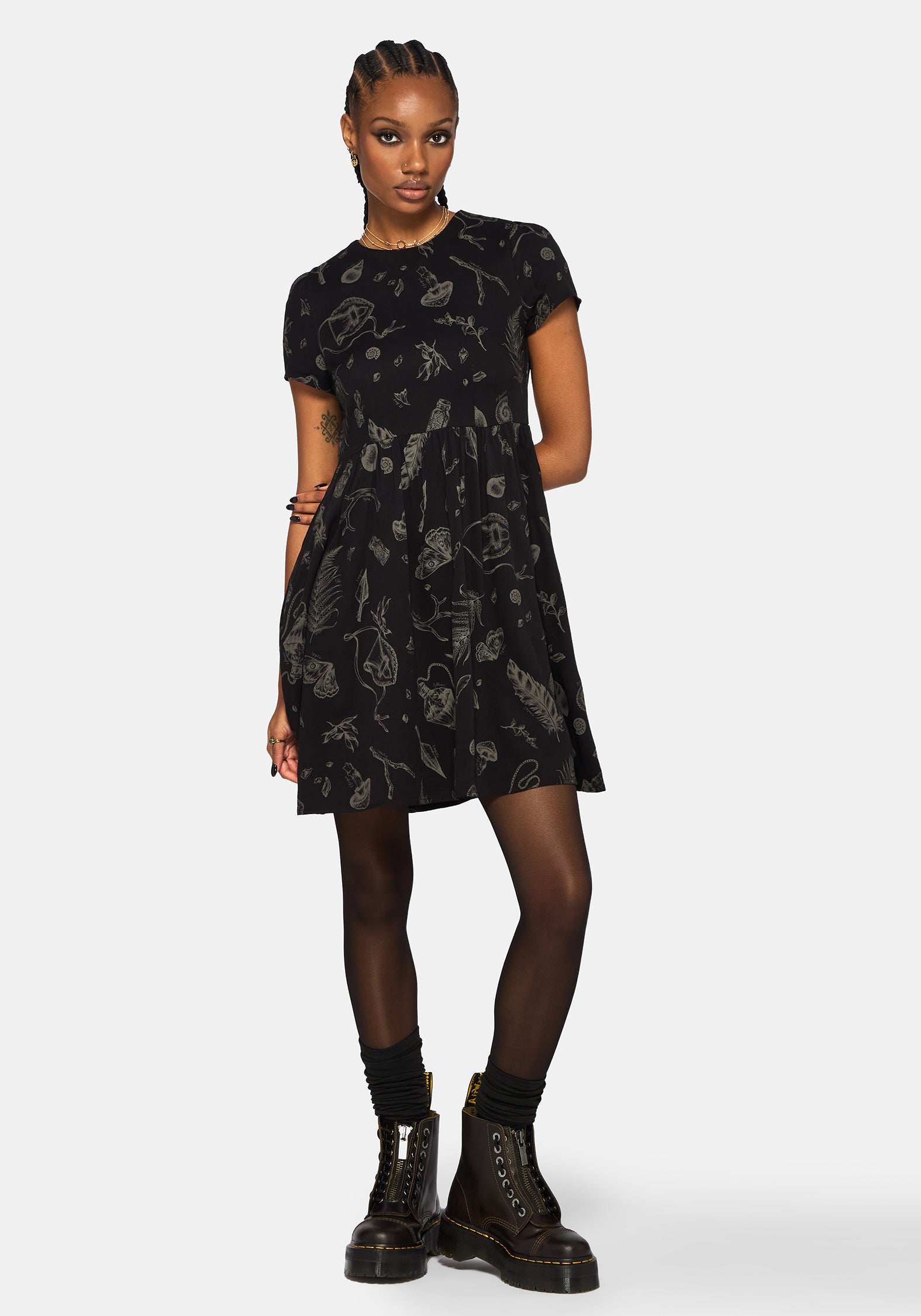 Helena Hochland Futtersuche Mini Skater Kleid