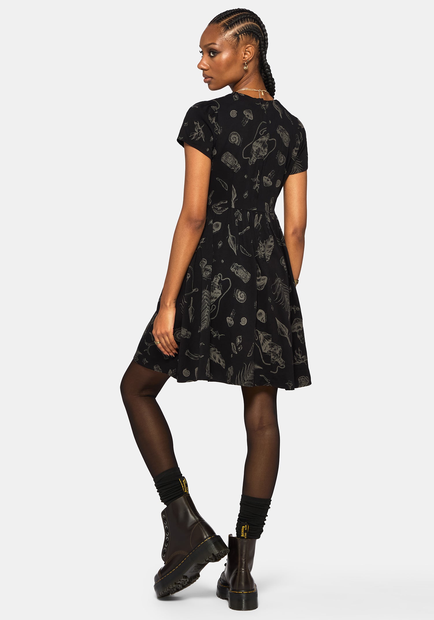 Helena Hochland Futtersuche Mini Skater Kleid