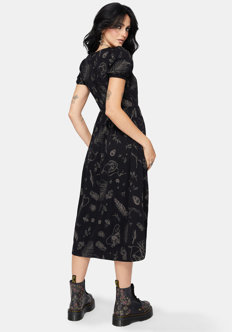Helena Highland Foraging Button Up Midi Dress