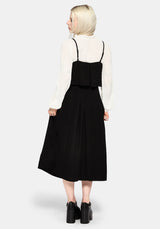 Genevra Embroidered Overlay Midi Dress EU 34