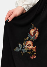 Genevra Embroidered Overlay Midi Dress EU 34