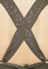 Siora Folklore Embroidered Midi Dress