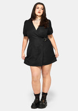 Meliora Wickel Bestickt Mini Kleid