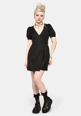 Meliora Wickel Bestickt Mini Kleid