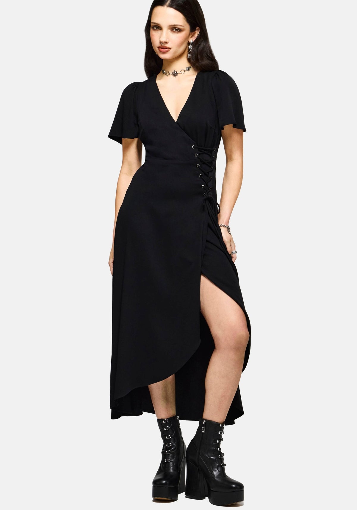 Sableine Wickel Midaxi Kleid