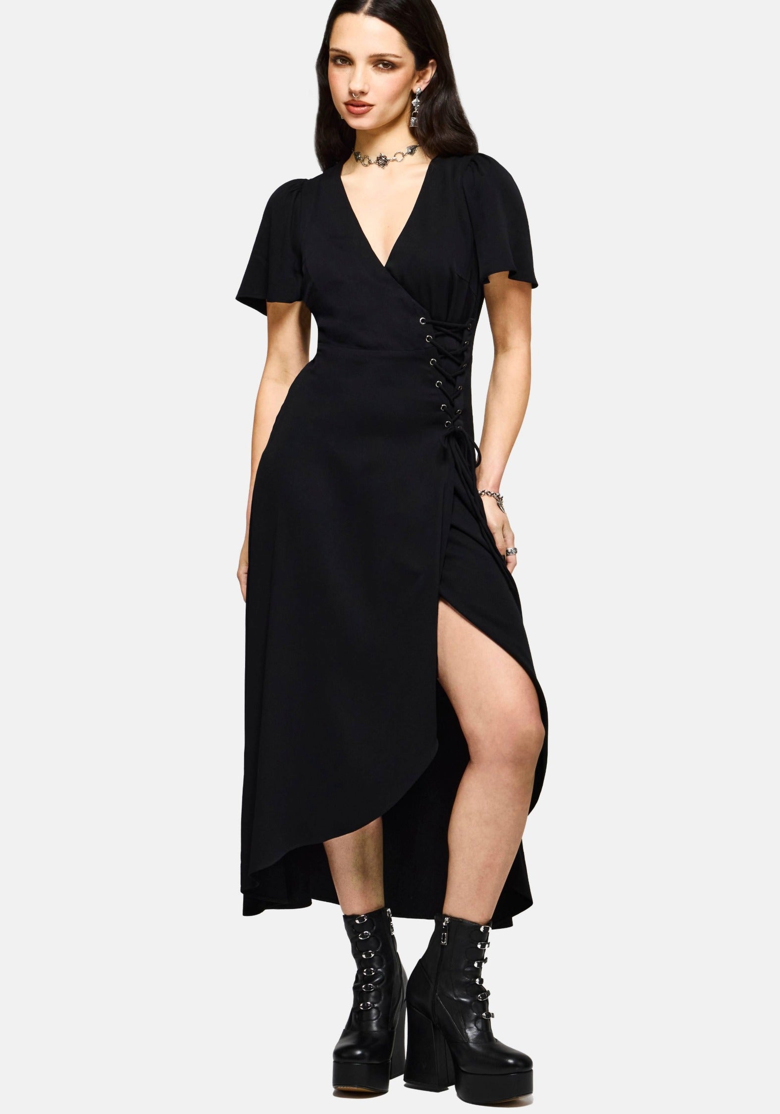 Sableine Wickel Midaxi Kleid