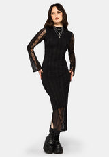Shesha Mesh Midi Kleid