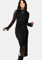 Shesha Mesh Midi Kleid
