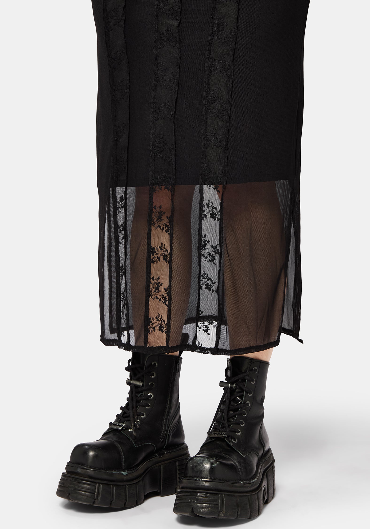 Shesha Mesh Midi Kleid