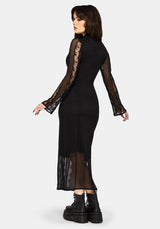 Shesha Mesh Midi Kleid
