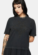 Celtic Ruin Drop Waist Skater Dress