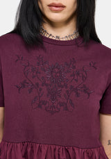Trixie Bestickt Skater Kleid