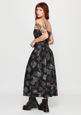 Kleo Relics Cotton Print Cami Midi Dress