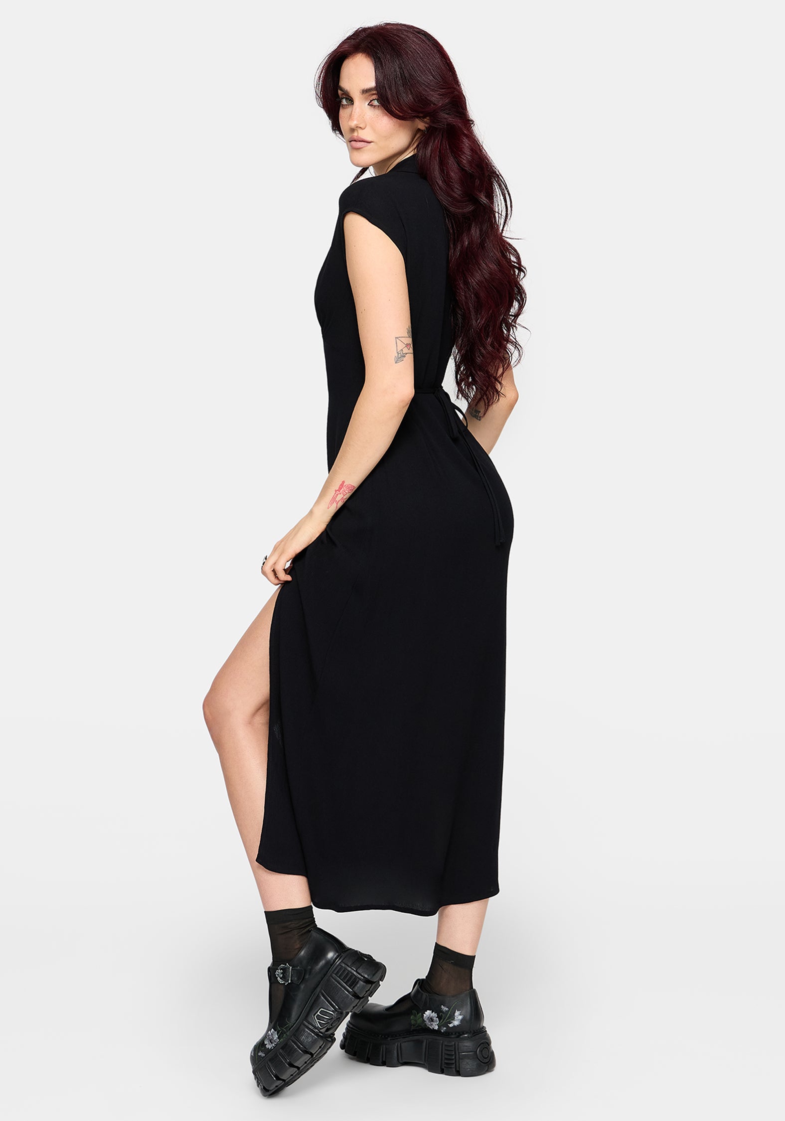 Kirya Tie Back Midaxi Dress