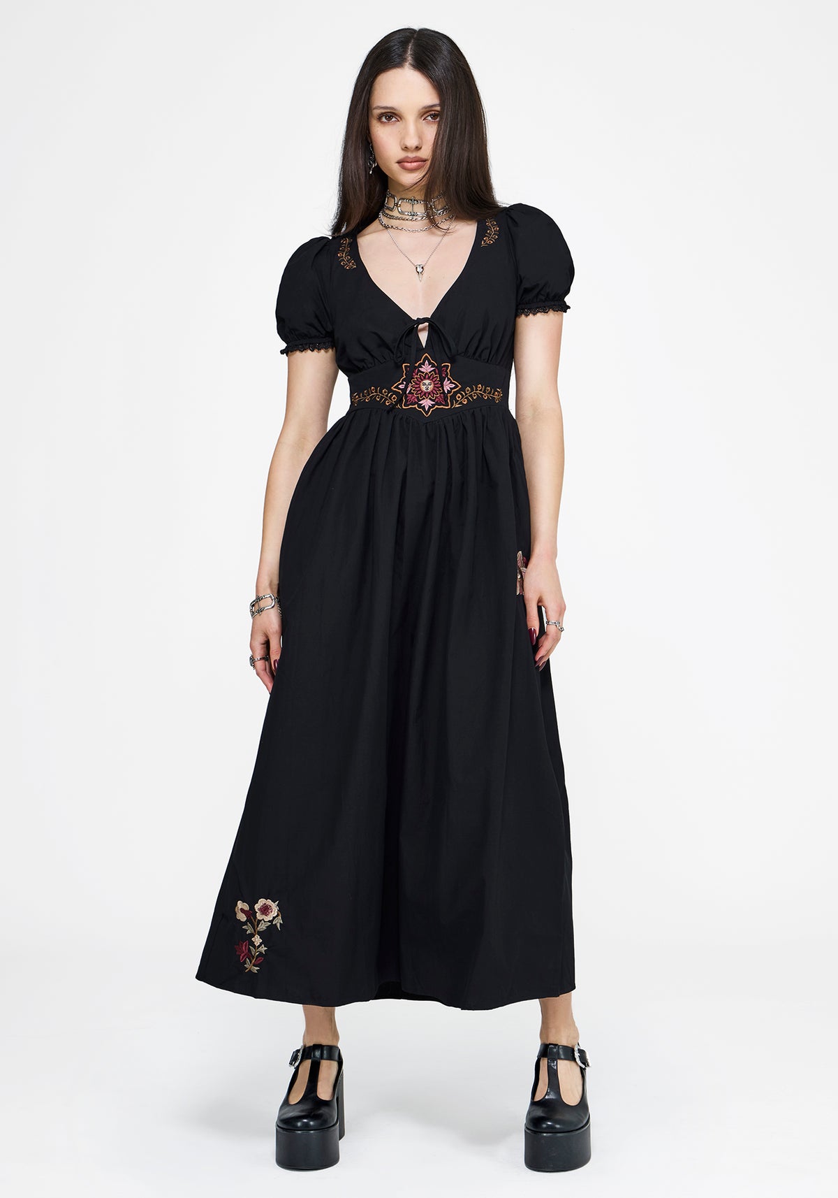 slim fit dress slacks Odile Faux Leather Lace Up Corset | Jaded London