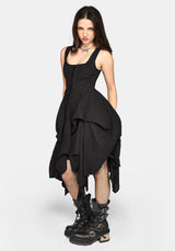 Lyx Hitched Rock Baumwolle Midikleid