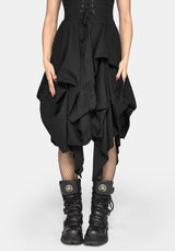 Lyx Hitched Rock Baumwolle Midikleid