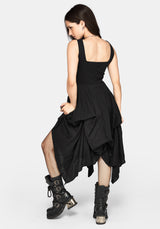 Lyx Hitched Rock Baumwolle Midikleid