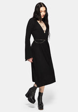 Millicent Chain Front Midi Dress