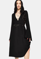 Millicent Chain Front Midi Dress
