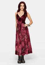 Zariah Sequin Velours Camisole Midaxi Kleid
