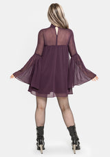 Noirelle Handkerchief Hem Chiffon Mini Dress EU 34