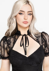 Velisse Lace Fixed Bodysuit Maxi Dress EU 34