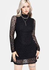Amoura Boned Waist Corset Lace Mini Dress