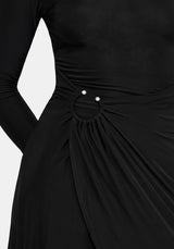 Bellamira Ring Waist Midaxi Dress EU 34