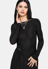 Bellamira Ring Waist Midaxi Dress EU 34