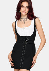 Rebekkah Underbust Lace Up Buckle Pini Dress