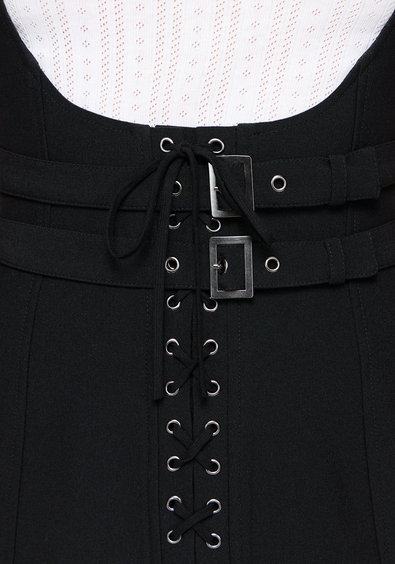 Rebekkah Underbust Lace Up Buckle Pini Dress