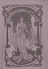 Saria Baumwolle Goddess Bedruckt Jersey T-Shirt Kleid