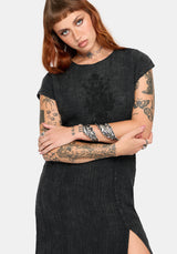 Blake Embroidered Cotton Smock Midi Dress