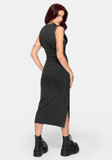 Vale Ärmellos Öse Midikleid