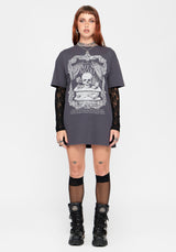 Mori Totenkopf T-Shirt Kleid