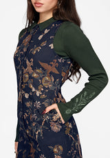Poison Eden Button Up Mini Dress - Black
