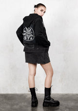 Damage Denim Kapuze Jacke