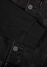 Damage Denim Kapuze Jacke