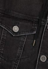 Damage Denim Kapuze Jacke